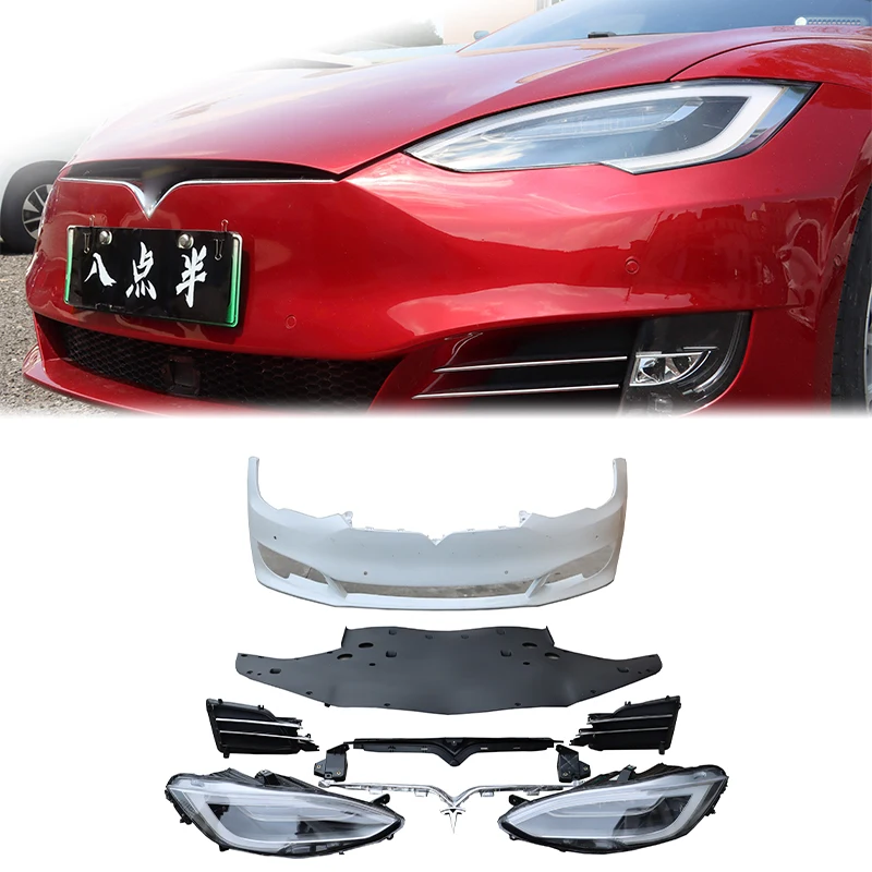 

For Tesla Model S First & Second Generation Upgrade Kit Includes Bumper And Headlight For Optimal Performance