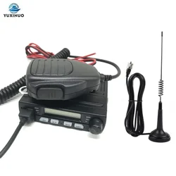 CB-40M Citizen Band Radio AM/FM Mini Mobile CB Radio AR-925 25.615--30.105MHz 8W Amateur Car Radio Station + Mag-1345 Antenna