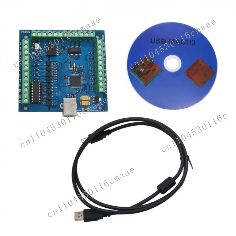 4-Axis USB CNC controller card for smooth step motion control for numerical control engraving 12-24 V 100 KHz