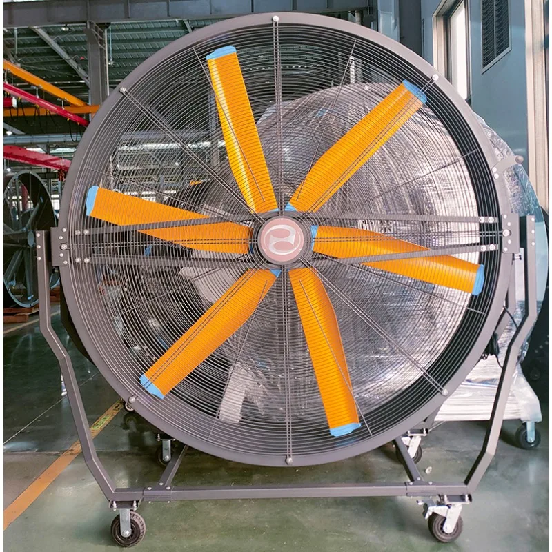 Workshop floor-standing industrial movable large fan