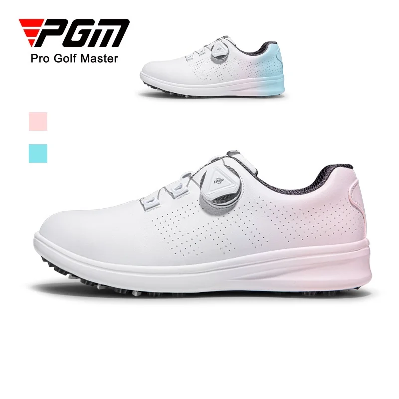 

PGM Golf Knob Laces Series Gradient Color Ladies Trainning Shoe with Comfortable Soft Midsole Design Waterproof Women Sneaker