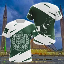 Pakistan Flag T Shirt Free Custom DIY Name Number Photo Shirt Pakistani Soccer Jersey Casual Crew Collar Child T Shirt Tops