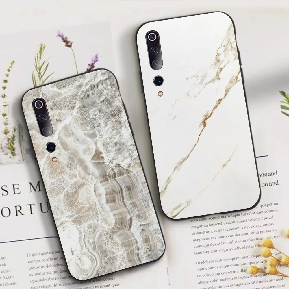 Crack Marble Phone Case For Xiaomi Mi 5X 8 9 10 11 12 lite pro 10T PocoX3pro PocoM3 Note 10 pro lite