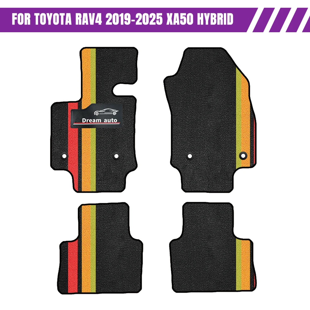 

Custom Car Floor Mats For Toyota rav4 2019–2025 XA50 Hybrid Waterproof Auto Carpets Foot Coche Accessorie