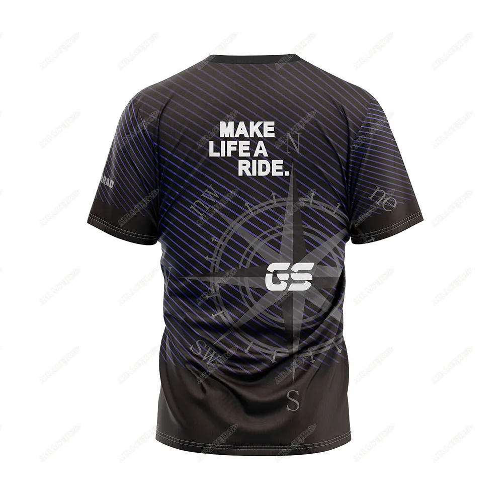 For BMW R1250 GS Motorsport Motorrad Jerseys Racing Motorcycle  ADVENTURE Riding Sports Travel T-Shirt Summer Quick Dry