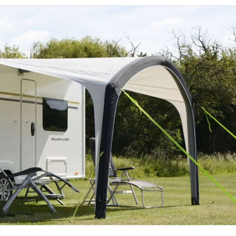 Inflatable Sunshade Tent  Remote Control Double Sided Retractable Car Awnings