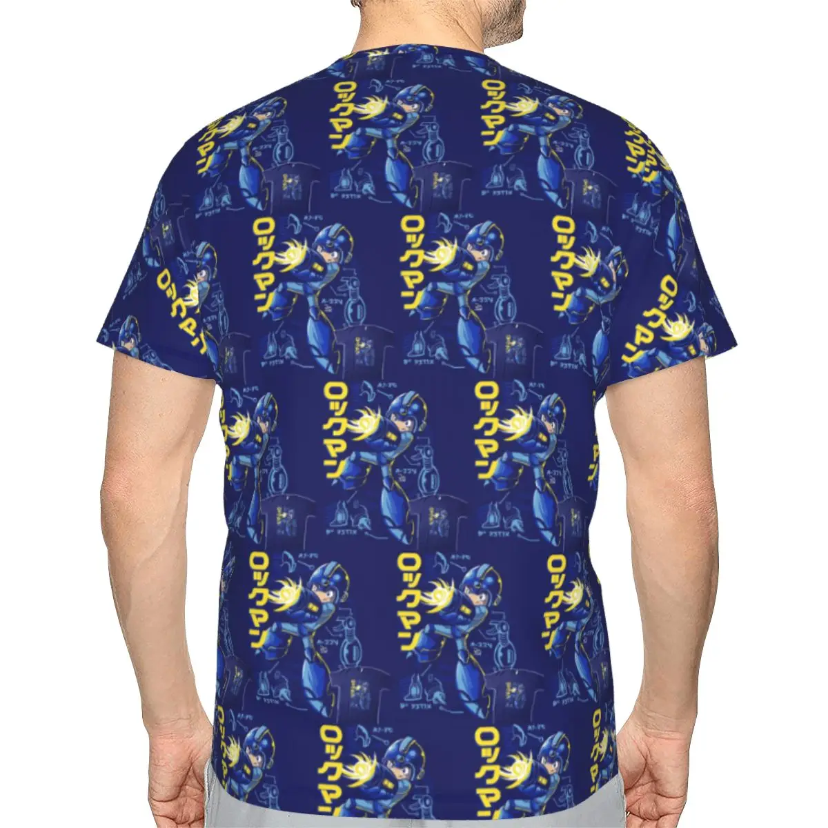 Megaman Video Game Mega Man 100% Cotton T-Shirt Men'sFunny T Shirts Men O-Neck Short Sleeve