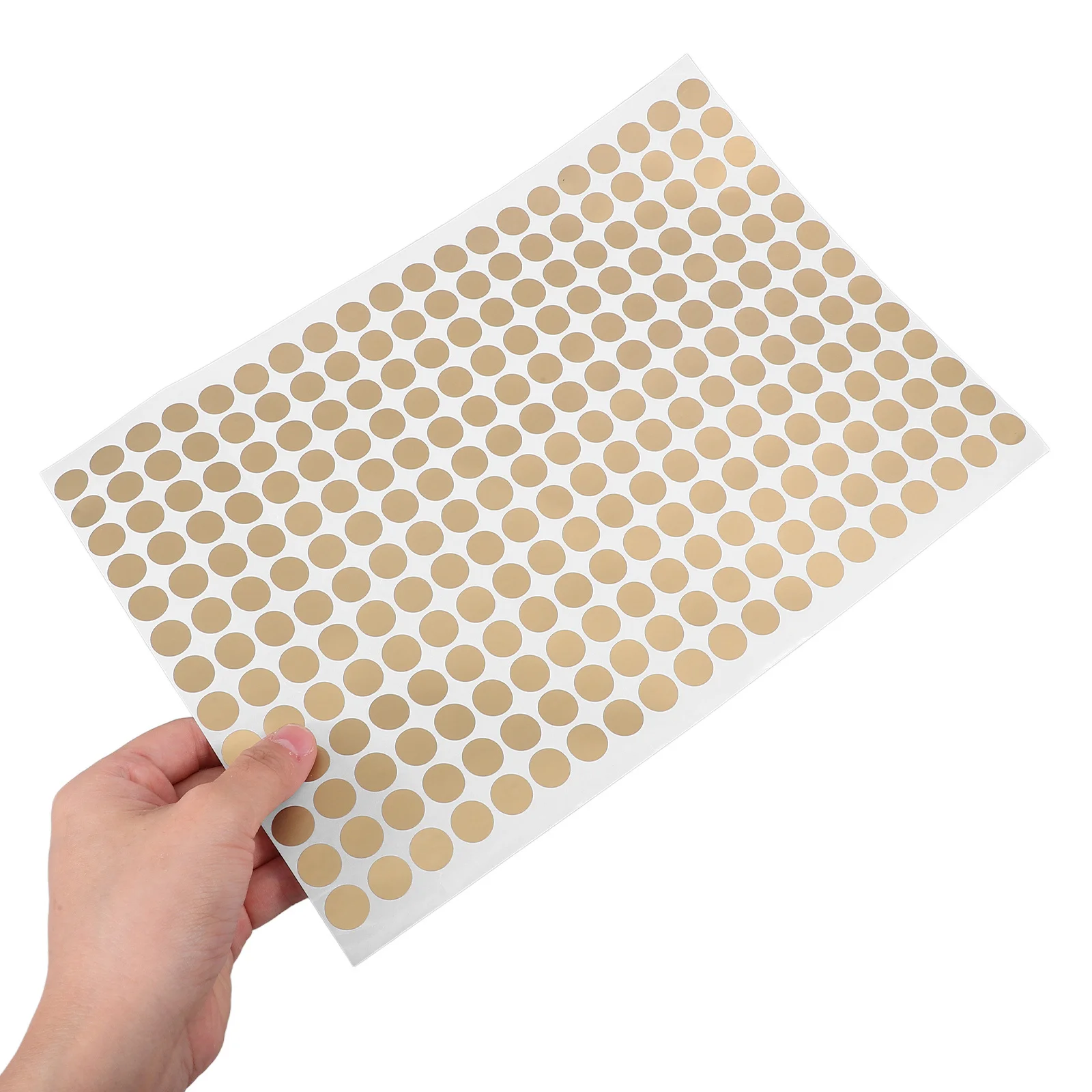 10 folhas de adesivos de pontos adesivos de papelão dourado para vedação, codificação, classificação, recompensas, etiquetas redondas para caixas de presente