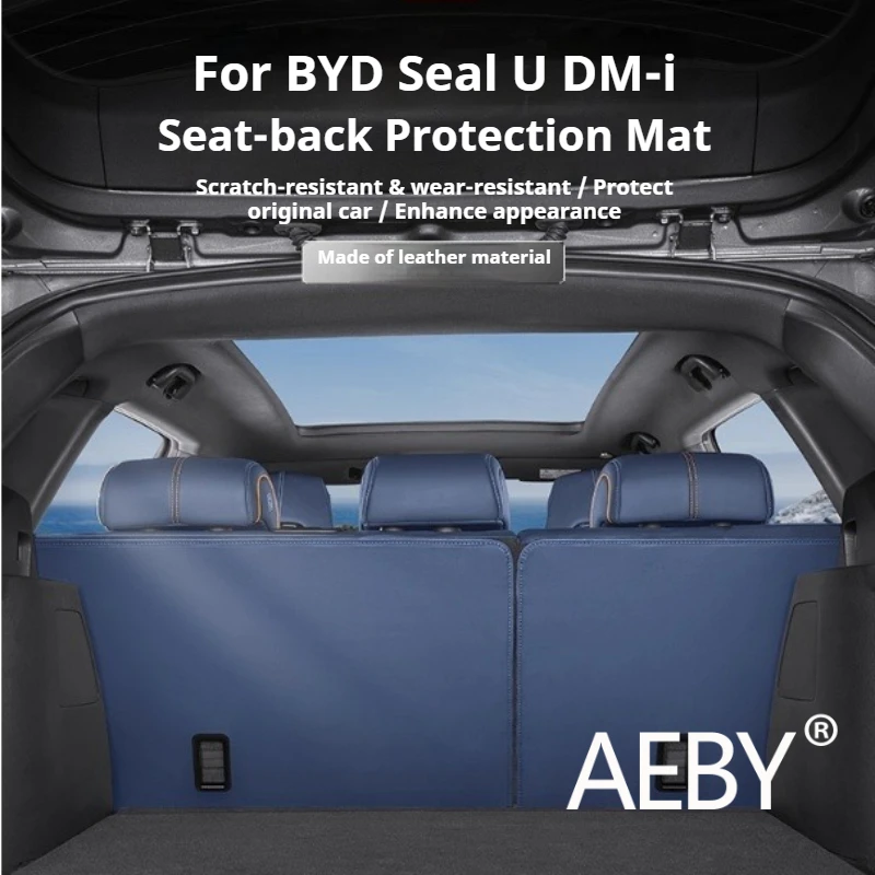 

AEBY For BYD Seal U DM-i 2020-2025 Rear Seat Back Protector Cover Anti-Scratch Waterproof Durable Car Interior Accessories