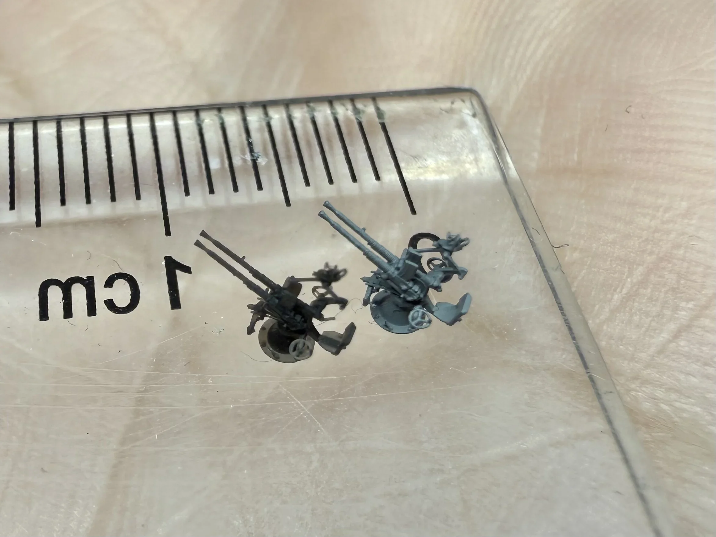 MUYI MODEL R350158 1/350 IJN TYPE 93 13MM DOUBLE MOUNTS AA GUN Super detailed 3D-print