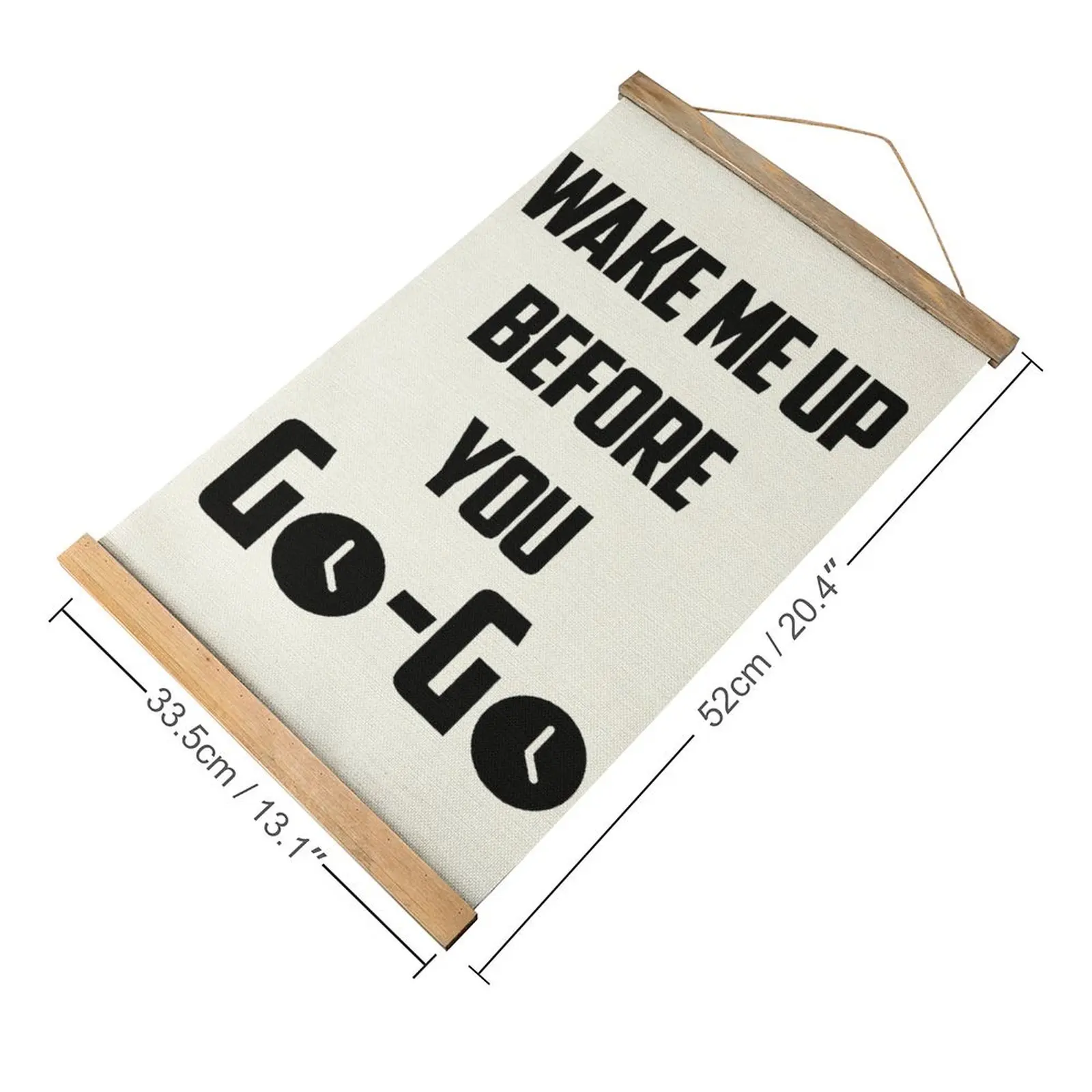 صورة كلاسيكية معلقة على القماش لتزيين حائط البار ، لوحة جدارية ، أسلوب مهووس مضحك ، أيقظني قبل الذهاب ، تخفيضات كبيرة