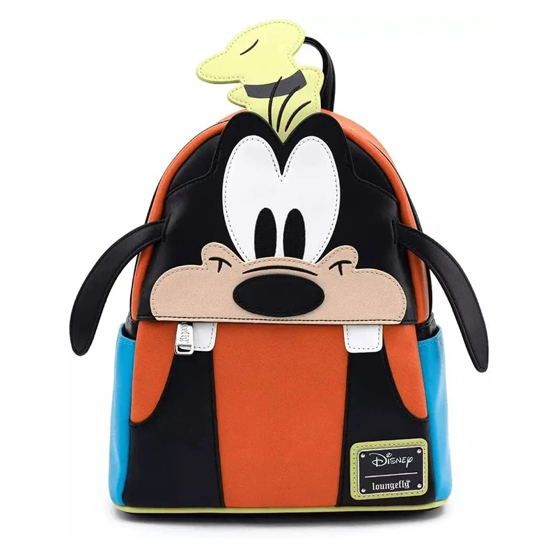 2024 Loungefly Disney Goofy Cosplay Mini Rucksack Pu Material Women'S Casual Backpack Cartoon Creative Backpack Surprise Gifts