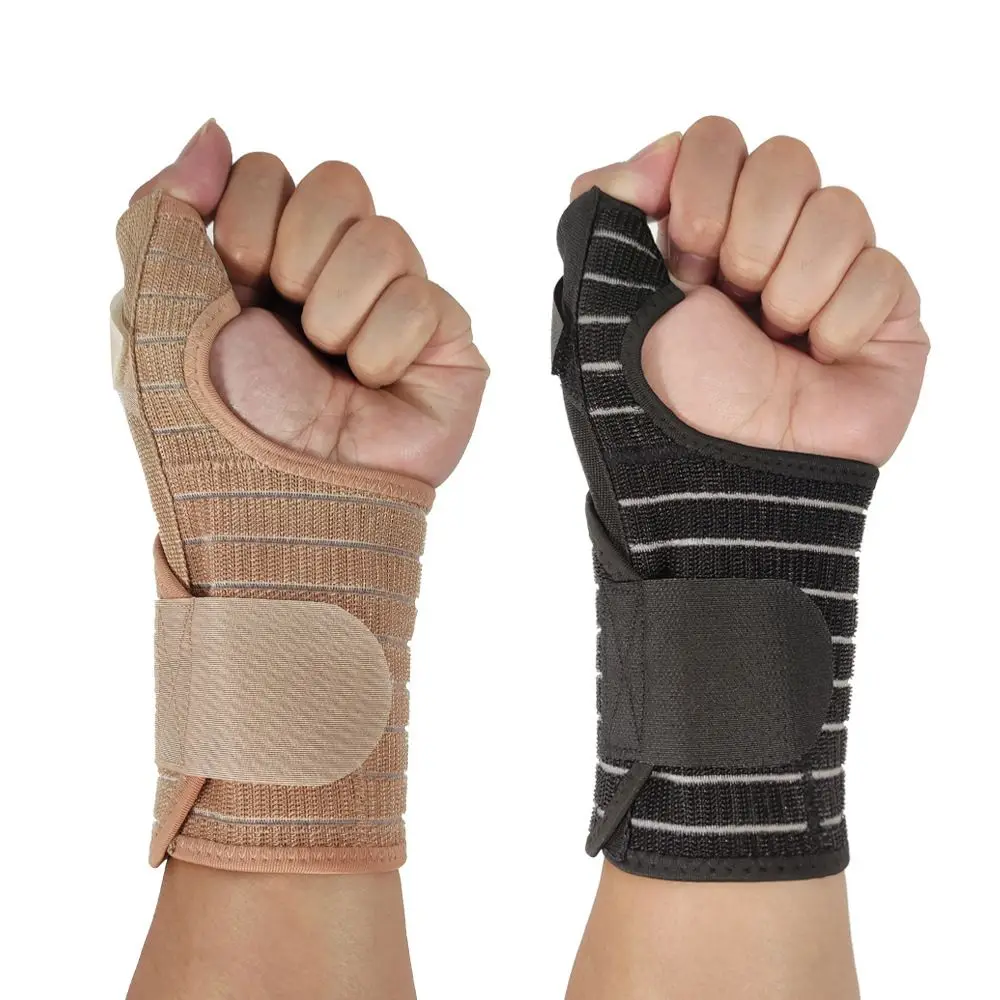 Vendaje ortopédico para alivio del dolor del túnel carpiano, esguince para artritis, banda de mano, soporte para muñeca y pulgar, protector de muñeca, férula para pulgar