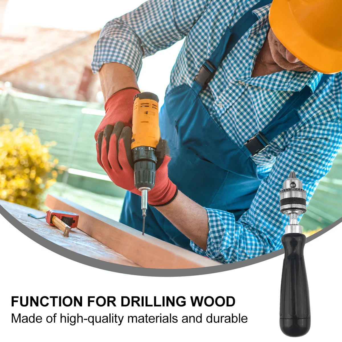 

7Pcs Drill Bit Set in Hollow Handle Pin Vise Hand Tool for Precise Drilling in Walnut Amber Beeswax Olive Nut Craft