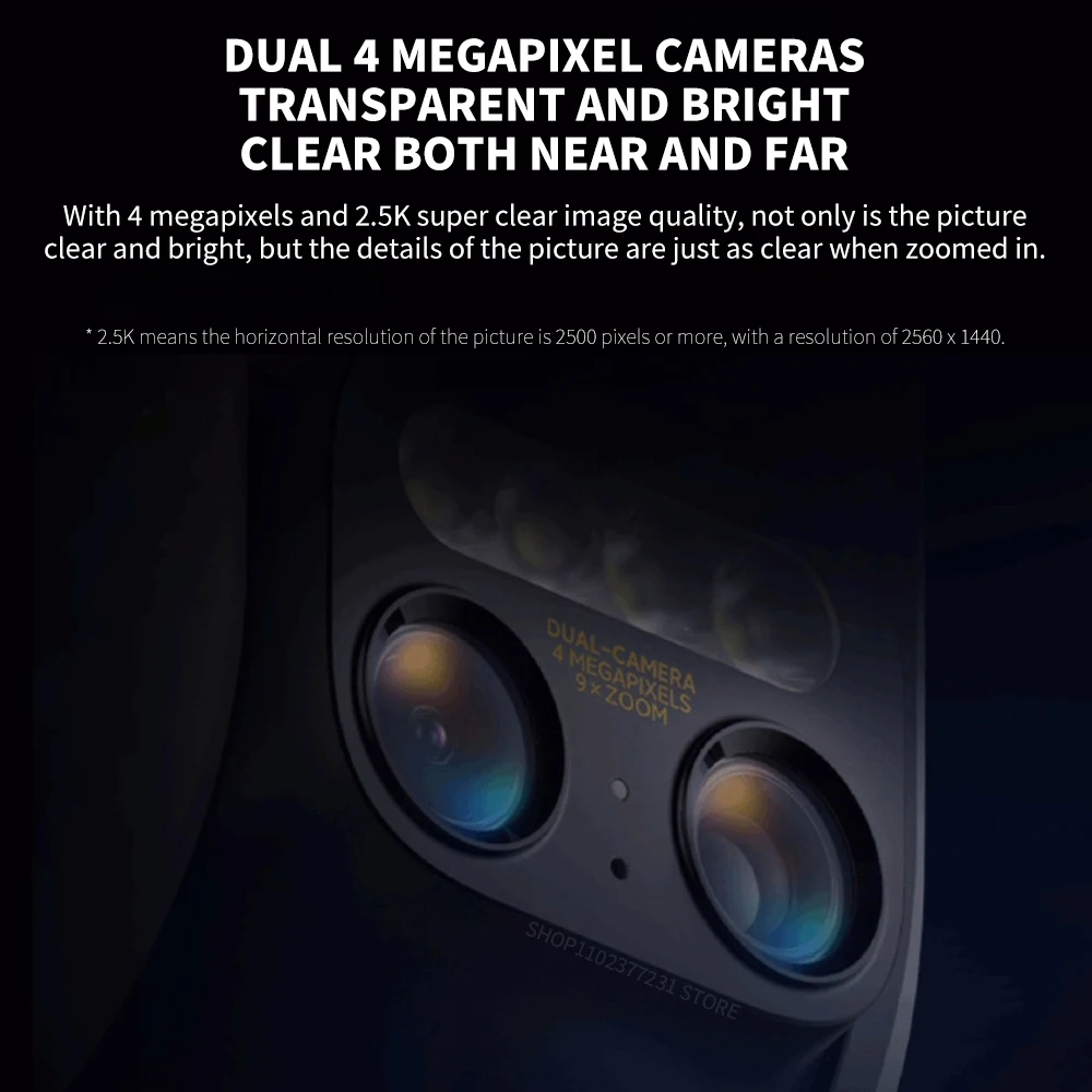NEW Xiaomi Outdoor Camera CW700S 2.5K CCTV Full-Color Night Vision WiFi 4 Million Pixel IP66 Smart Home Sound And Light Warning-