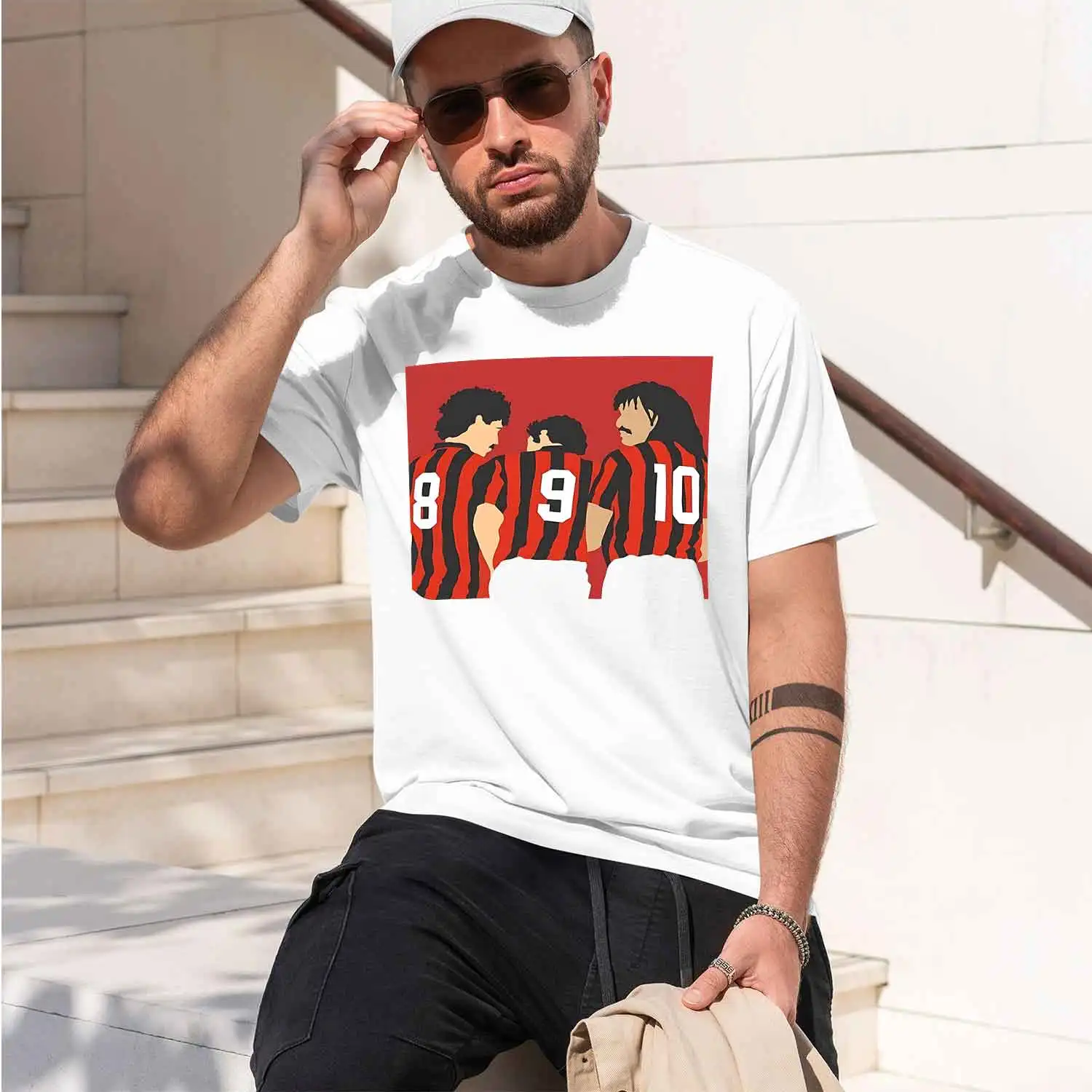 Marco van Basten 2026 New Model Men’s Short-sleeve crewneck T-Shirt Classic Casual Multiple Colors and Sizes for Daily Wear All-