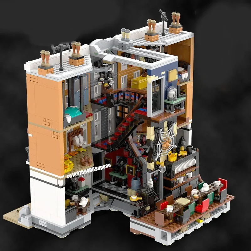 Nieuwe 2267 Stuks Hot Beroemde Magische Film Moc Grimmauld Plaats Model Custom Puzzel Diy Creatieve Ideeën Kid Speelgoed Verjaardag Kerstcadeaus