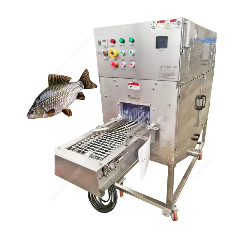 New Electric Fish Scaler Processing Scraper With Lid Entrail Removing Descaler Automatic Fish Cleaning Scaling Gutting Machine