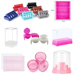 Acrylic Liquid Dish Plastic Dappen Dish Bowl Cup with Cap Liquid Glitter Acrylic Powder Nail Pen Wash Caviar Nail Styling Tools