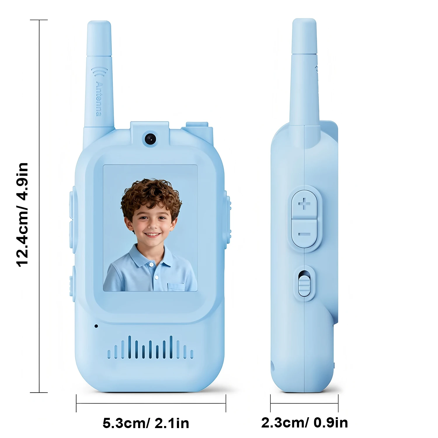 Children Video Walkie Talkies with HD Screen USB-C Rechargeable One-Click Intercom For Kids Gadgets Technology Gift