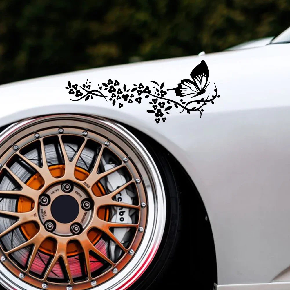 2PCS Lattices Car Decals Cover Scratches Truck Door Vinyl Film Auto Both Side Body Stickers Universal DIY Decorative Accessories