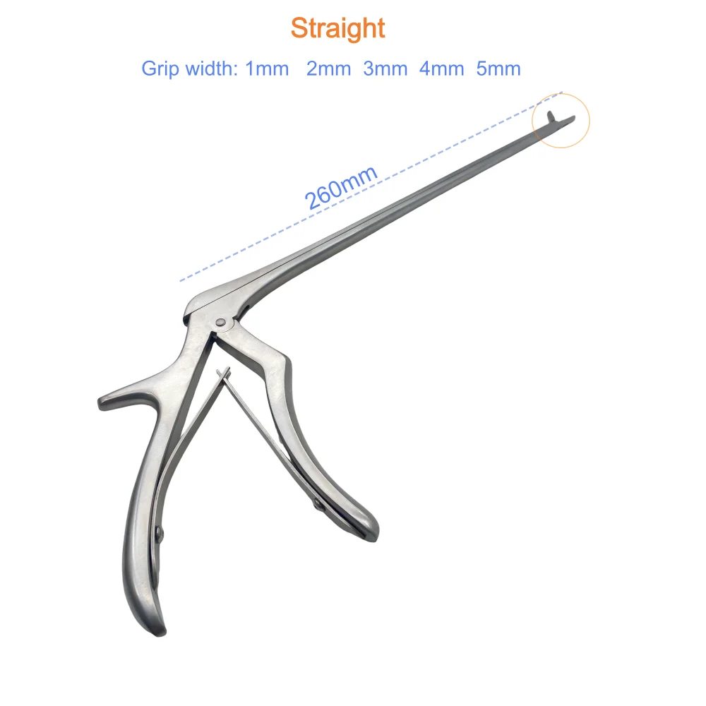Nucleus Pulposus Forceps 260mm Bone Rongeur Forceps Width 1mm-5mm Veterinary Orthopedics Surgical Instrument