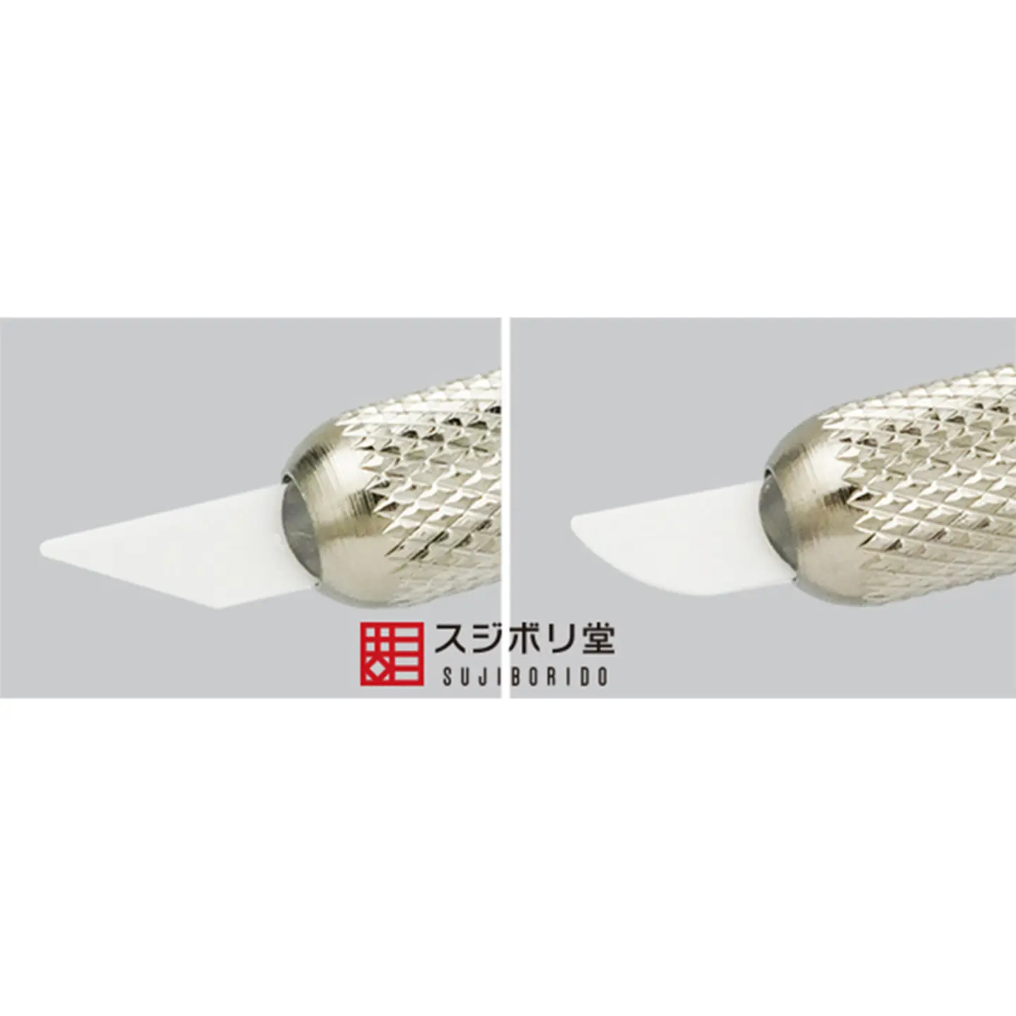 SUJIBORIDO BMC Precision Ceramic Knife (oblique/round) Double-edged Sera011