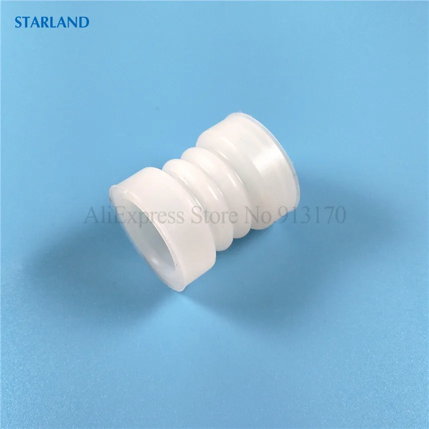 Special White Seal Tube Big Corrugated Sealing Sleeve New Spare Part Beater Rod Ice Cream Machines Accessory Fitting Length 44mm