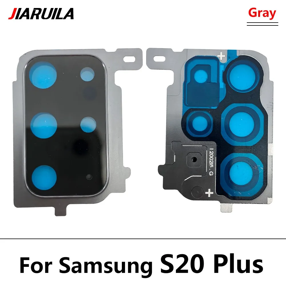 Neue Für Samsung S20 Ultra S20 Fe S20 Plus S20 Reparatur Ersetzen Zurück Kamera Glas Objektiv Abdeckung mit Rahmen Halter ersatz Teil – Detail 7