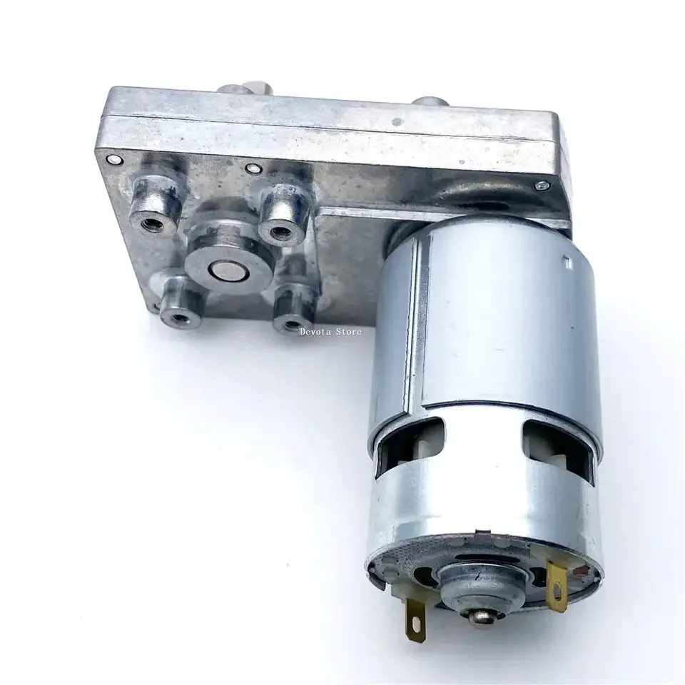 TT-775, All-Metal Gear DC Motor 6V ,12V ,24V, 30V Torque DIY Monitoring Remote Control Curtain Valve