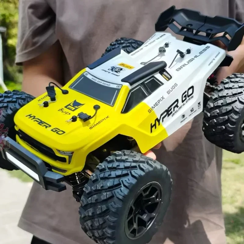 Hot MJX 14207 Brushless 4WD RC Monster Truck High Speed Off Road Car Professional RC Model With 2 Replaceable Car Shell Toy Gift