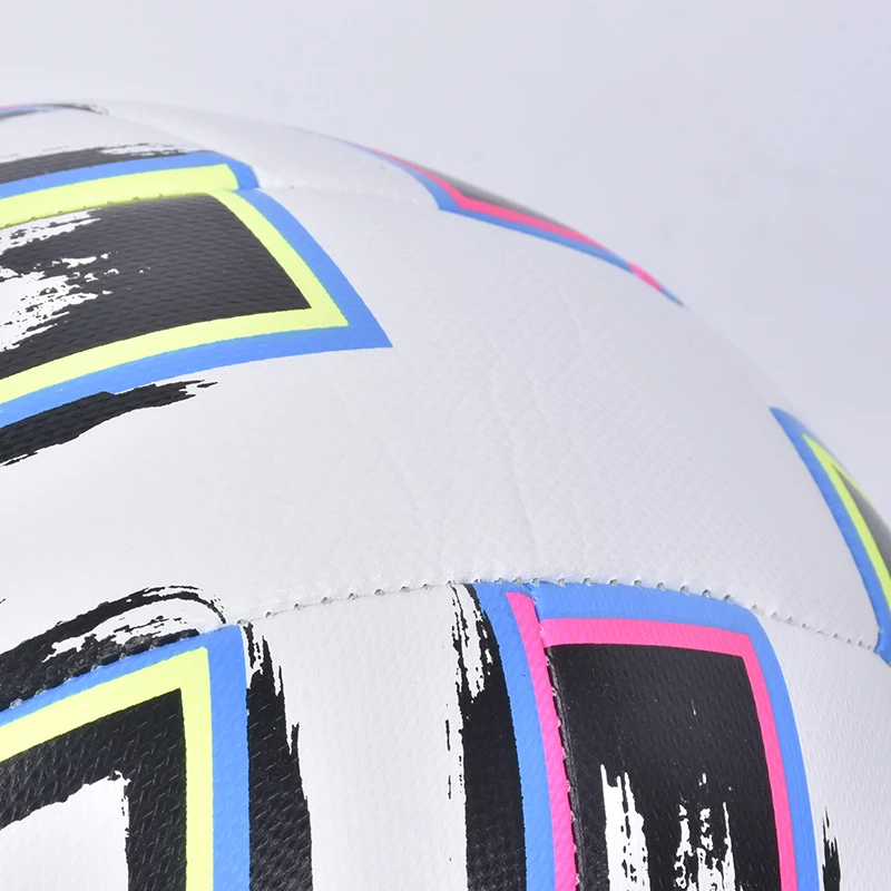 Balón de fútbol de PU cosido a máquina, Balón de entrenamiento de partido de liga deportiva, tamaño estándar 5, tamaño 4, más nuevo