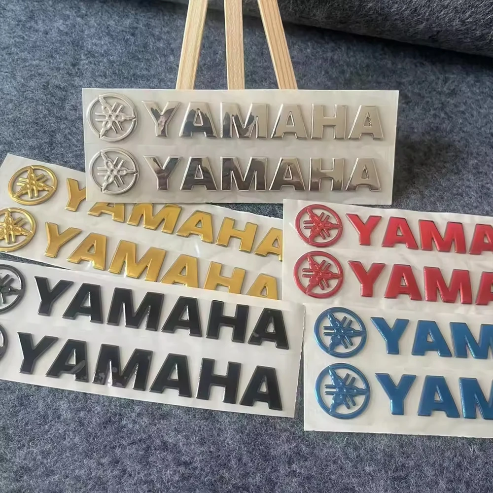 لياماها ملصق 3D شعار دراجة نارية ملصق مائي خزان شعار #1