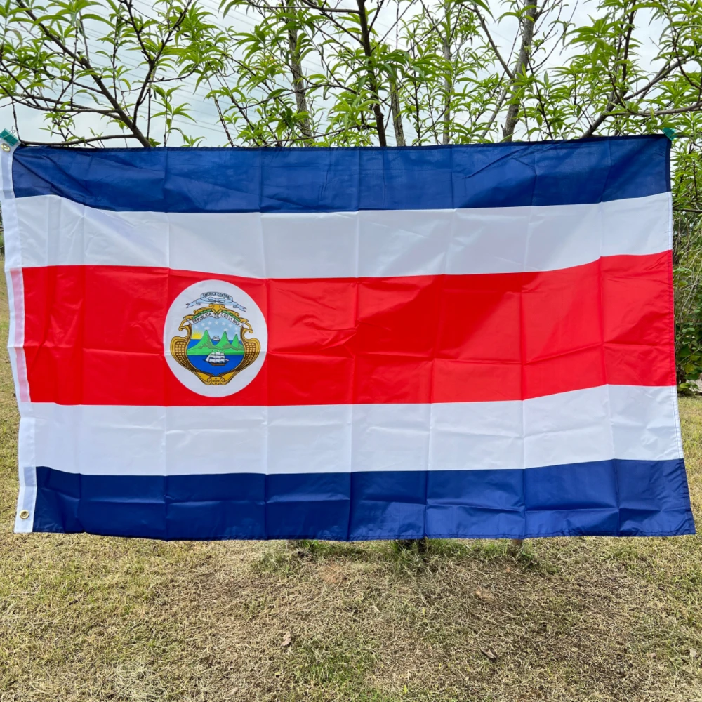 COSTA RICA FLAG 90x150cm high quality polyester printed hanging Costa rica flags decoration activity flag
