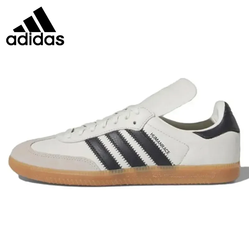 Кроссовки Adidas Originals Samba для скейтбординга, унисекс, белые, черные