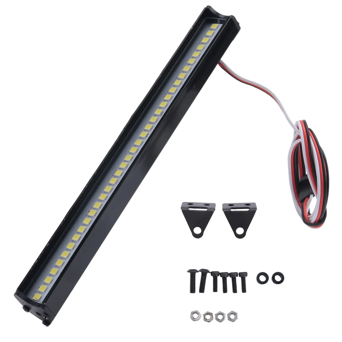 La nueva barra de luz LED de 150MM 36 luces de lámpara de techo para Axial SCX10 90046 Traxxas TRX4 Slash Rustler 1/8 1/10 camión trepador de control remoto
