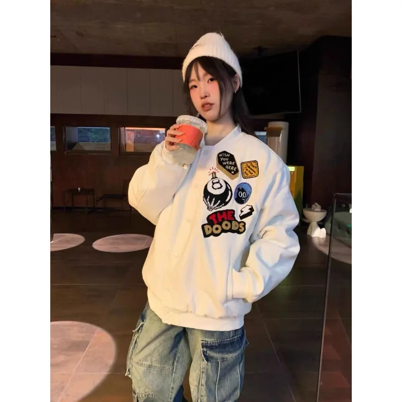 

Ins мода граффити high-street индивидуальный тренд хип-хоп скейтборд уличные танцы хип-хоп уличная китайская шикарная новая куртка