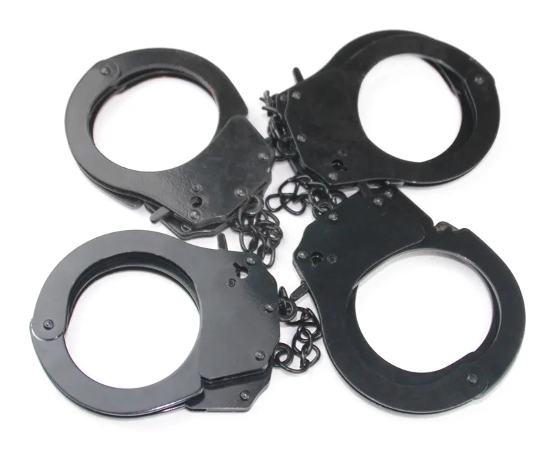 Safety Hand Children Toy Handcuffs Party Role Play Handcuffs With Party Toys Children Cosplay Party Police Costume Toy Props