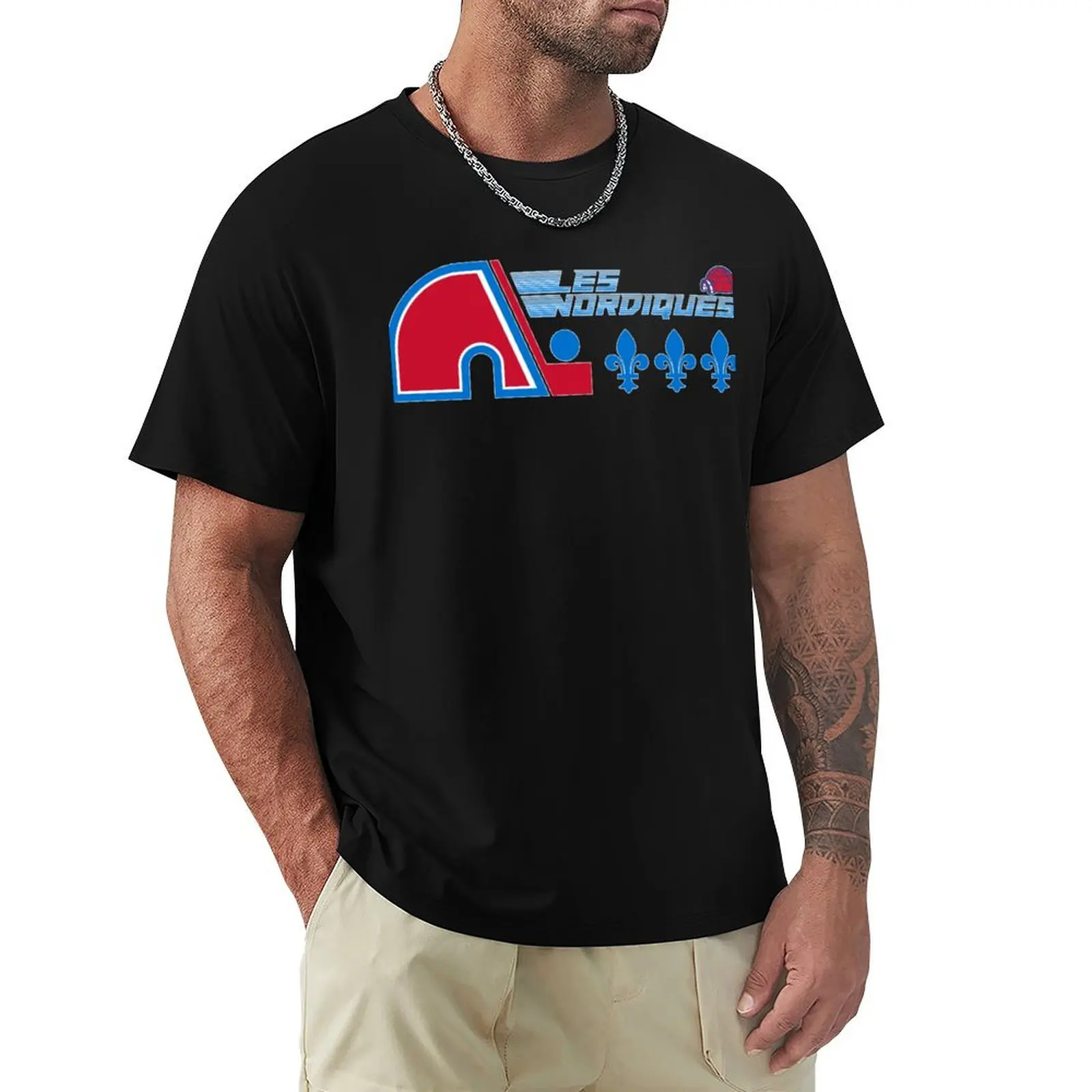 

Retro Nordiques - Quebec Hockey T-Shirt Aesthetic clothing Clothing men graphic t shirts