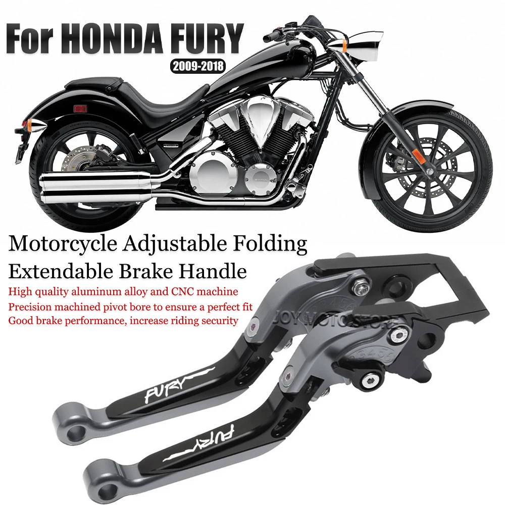 For Honda honda Fury fury 2009-2018 Motorcycle Accessories CNC Adjustable Folding Extendable Brake Clutch Levers Handle