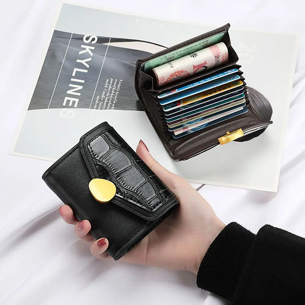 

PU Leather with Card Slot Unisex Coin Purse Card Bag Business Card Organizer ID Card Case Card Wallets Credit Card Holder