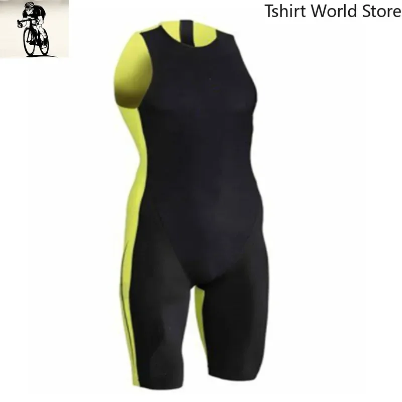 Sleeveless Bike Wear Jumpsuit Clothing Triathlon Jersey 2025 Newest Design Skinsuits Swimming Running Cycling Sportswear For Men