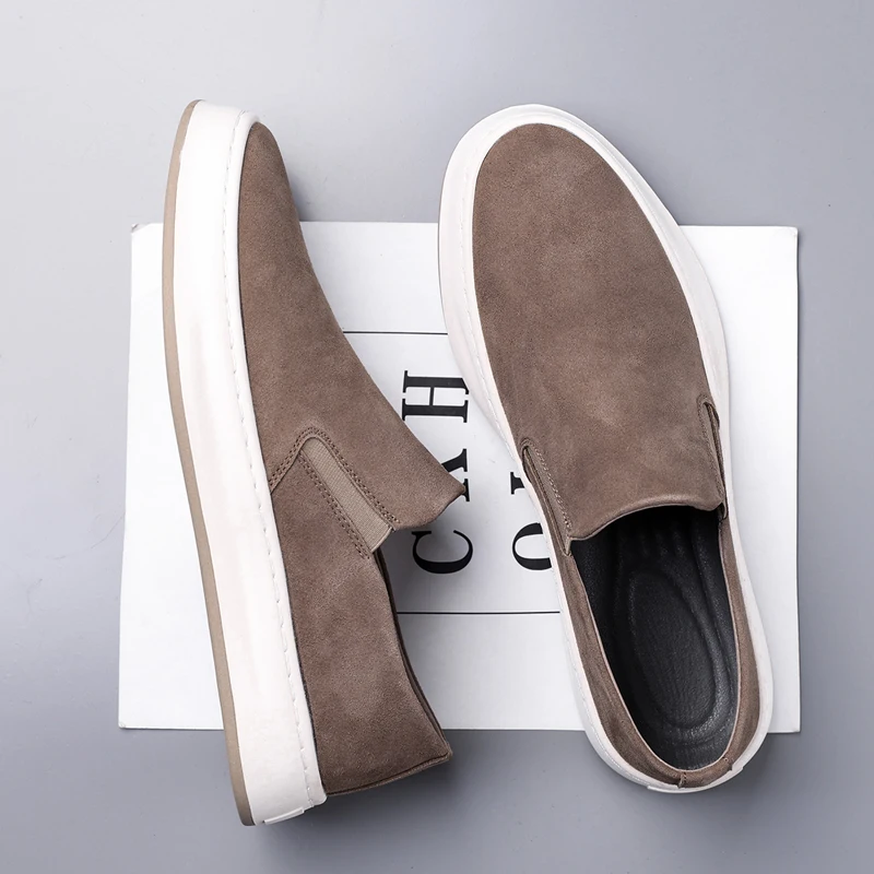 أحذية رجالية كاجوال جديدة للربيع والخريف: أحذية بدون كعب، أحذية مسطحة، أحذية قيادة، أحذية مشي خارجية للرجال، أحذية جلدية كاجوال #5