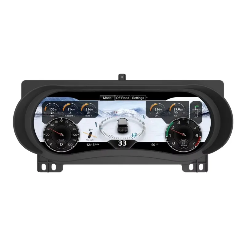 Digital Instrument Cluster for Wrangler JL 2018-2022 Virtual Cockpit Upgrade LCD Display Speedometer Gauge