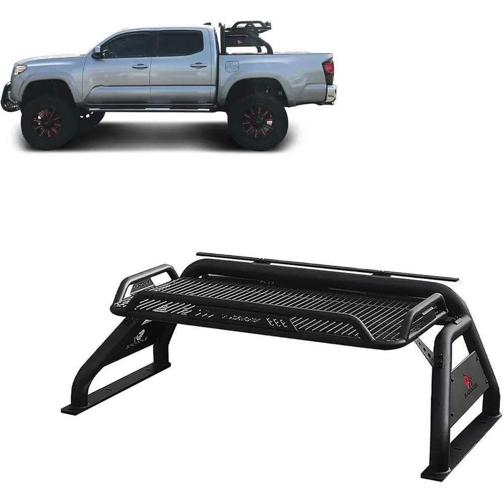 

Black Horse Atlas Roll Bar Black Compatible with 2015-2023 Toyota Tacoma-ATRB-TOTAB