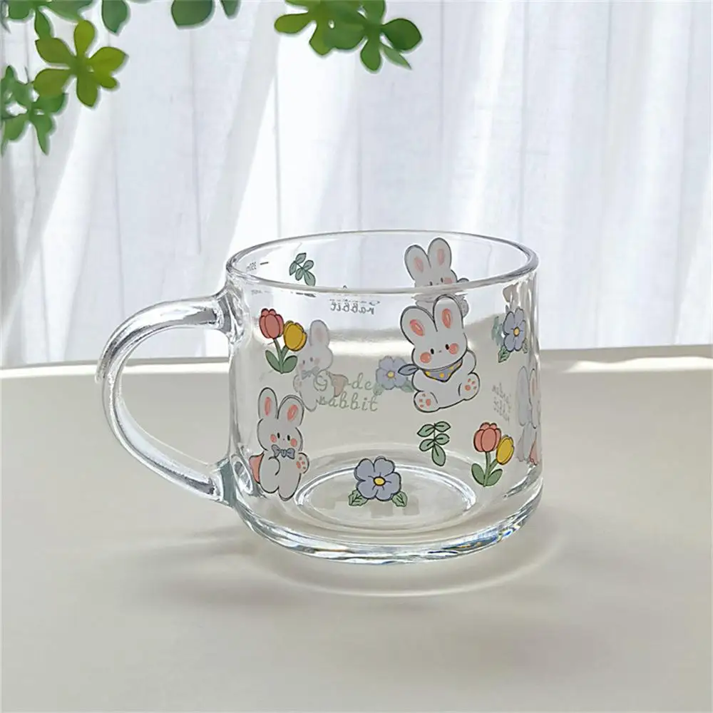 1/2/3PCS Easy To Use Straw Glass Attractive Tulip Glass Elegant Design Coffee Cup Transparent Glass Convenient Lid