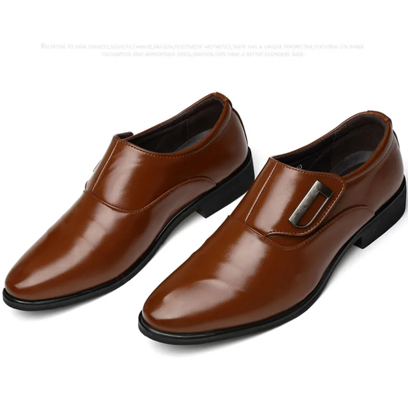 Leather Men Loafers outdoor Slip on Business Casual Leather Shoes Classic Soft Moccasins Breathable Men Flats Driving Shoes