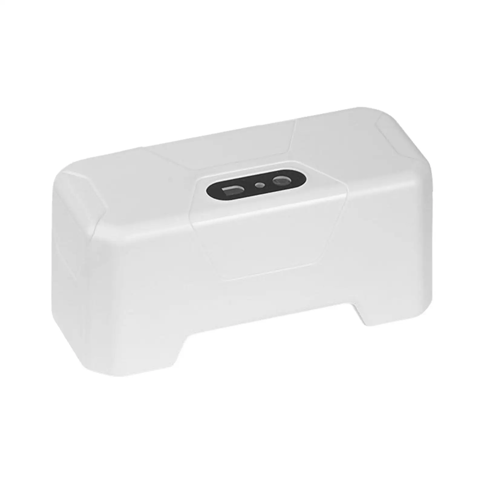 Non Contact Toilet Flusher Smart Sensor IPX5 Waterproof White Rectangle for Modern Public Waterproof Toilet