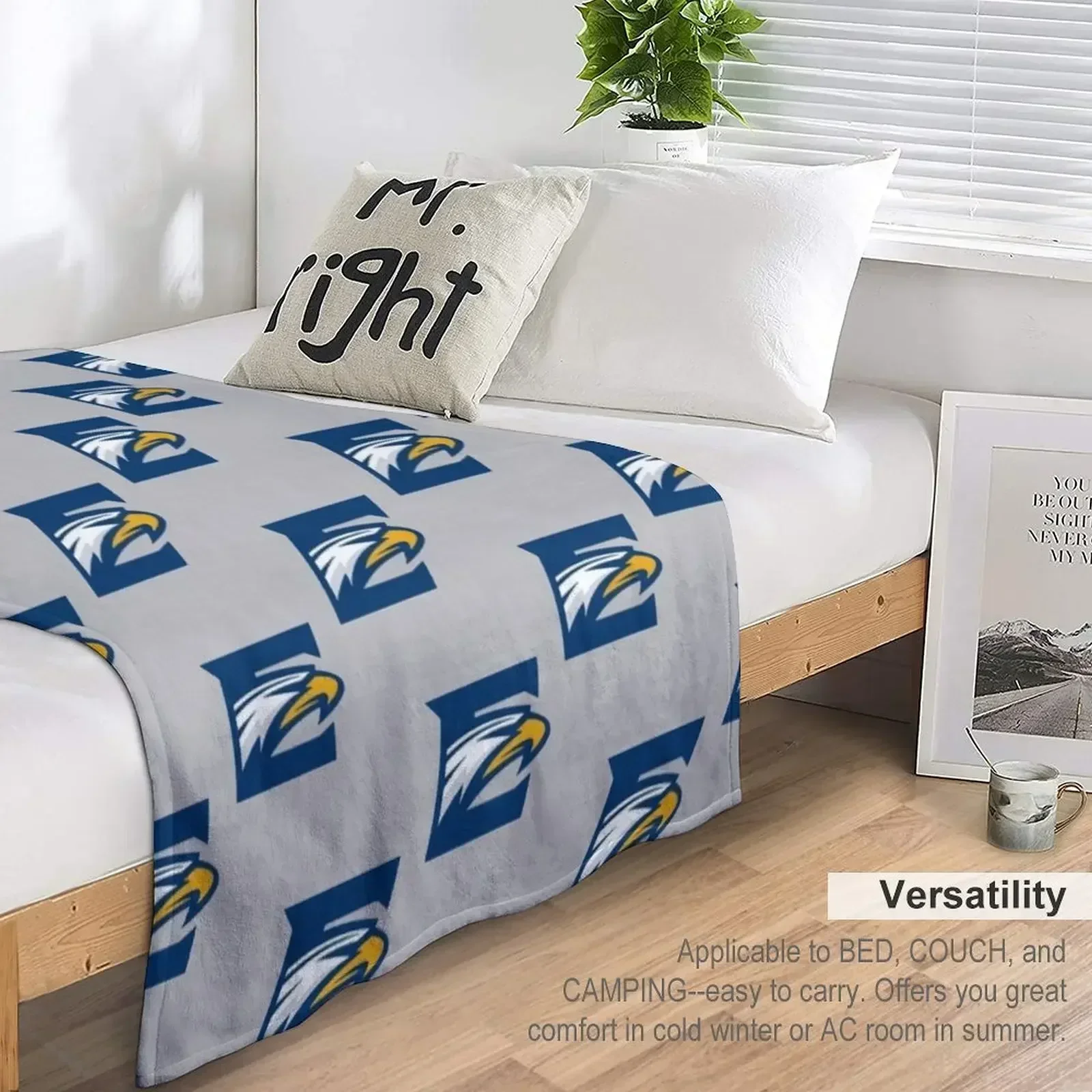 Emory Eagles Throw Blanket For Sofa Thin Sofa Camping Kid'S Soft Beds Warm Blankets 5