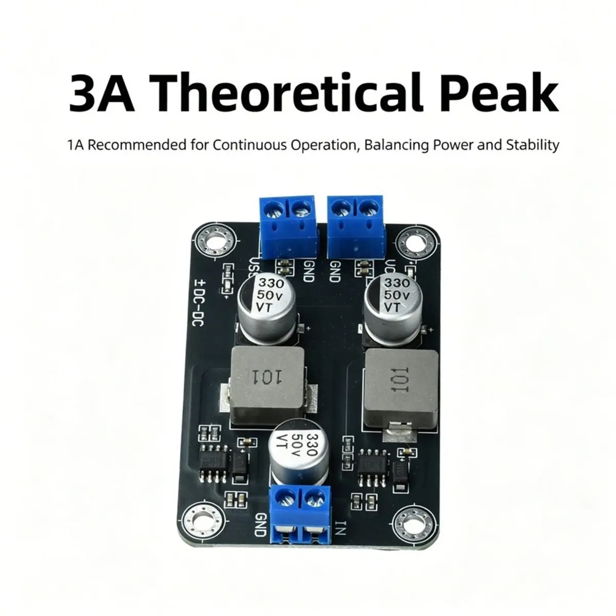 TPS5430 DC-DC Step-Down Module Single Power 6-30V Wide Input to ±5V Dual Output Low Ripple
